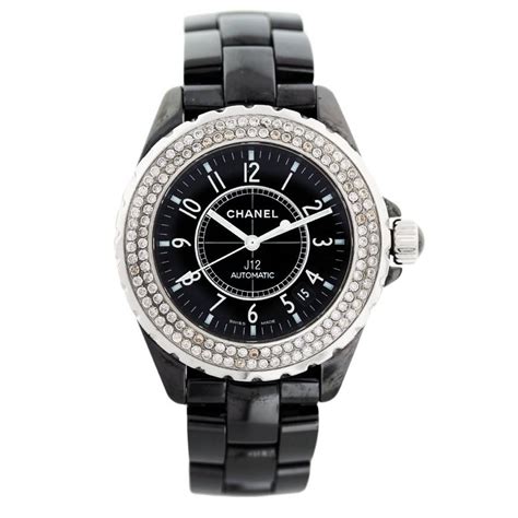 chanel ladies watches black|where to buy chanel watch.